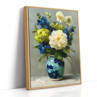 Tuesday Flowers in the Blue Vase