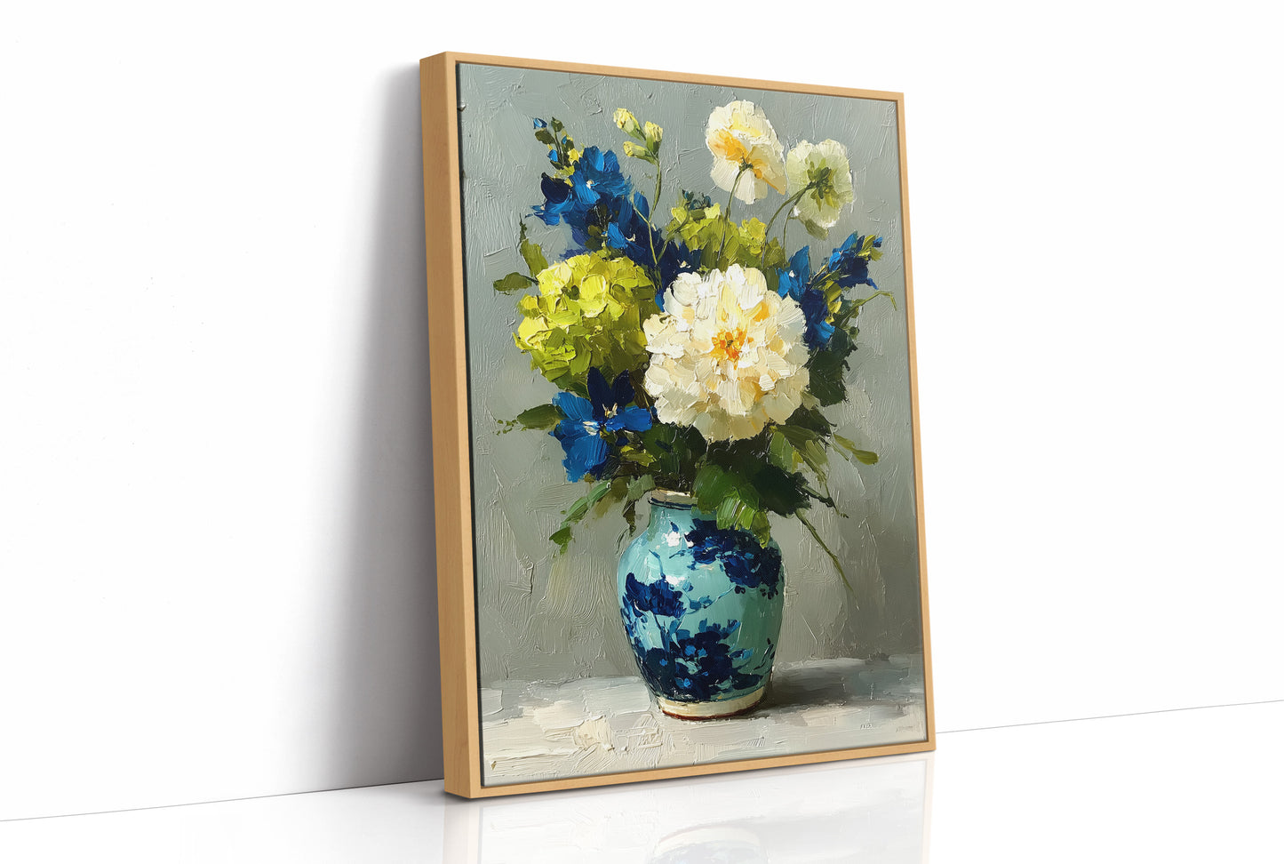 Tuesday Flowers in the Blue Vase