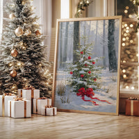 Winter Forest Holds Sacred Ornaments