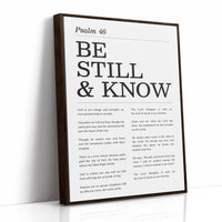 Be Still and Know Psalm 46