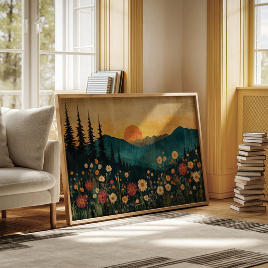 When the Wildflowers Watched the Sun Go Down