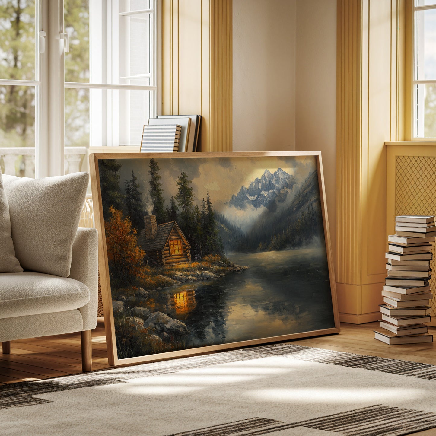 Autumn Light Warms Mountain Waters