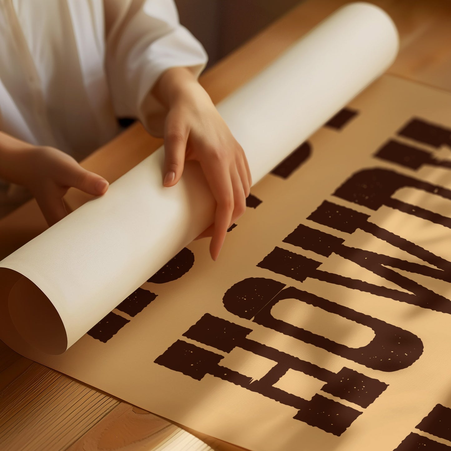 Texan Greetings In Rustic Type