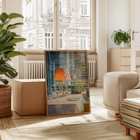 Afternoon Light Through Venetian Lines