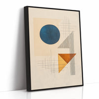 Geometry Speaks In Ocean Blue