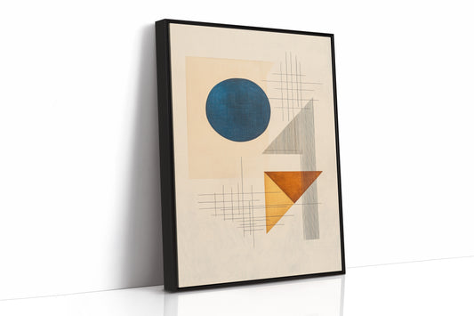 Geometry Speaks In Ocean Blue