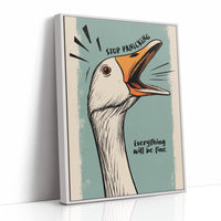Anxious Goose Offers Calming Wisdom