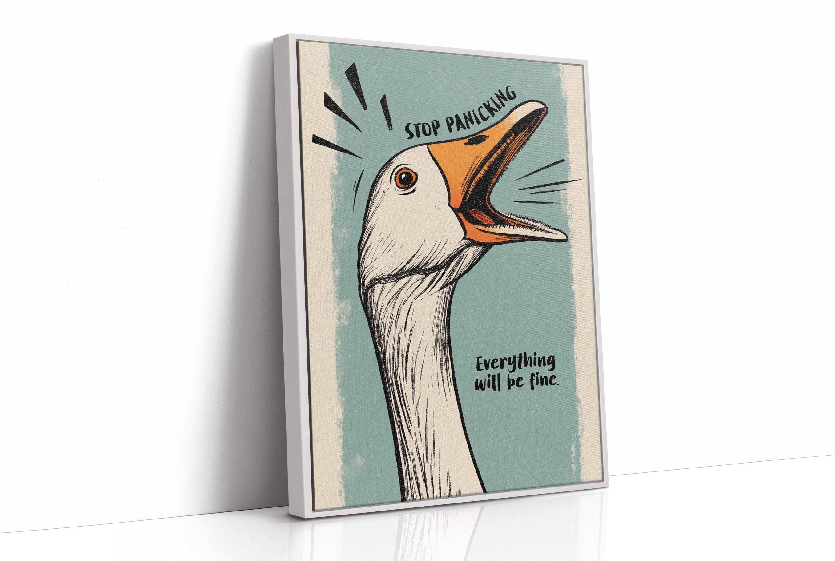 Anxious Goose Offers Calming Wisdom