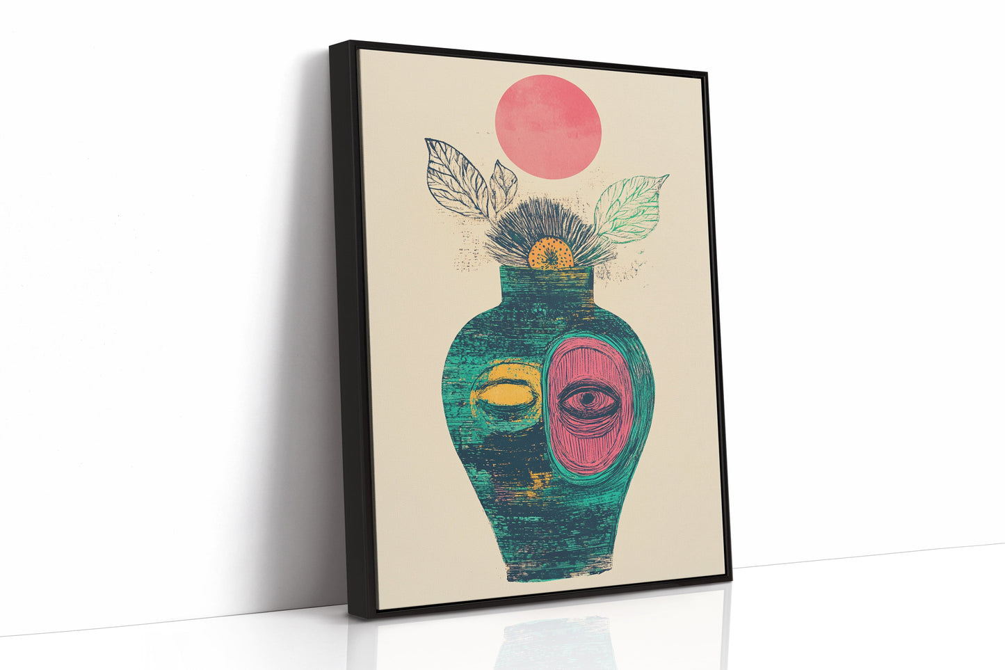 Moonlit Vase Holds Ancient Stories