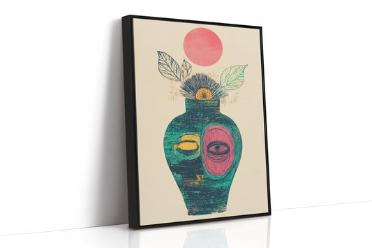 Moonlit Vase Holds Ancient Stories