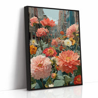 Dahlias Took Over the Street