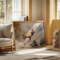 Autumn Snow Crowns Mountain King