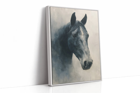 Noble Gaze In Weathered Wood