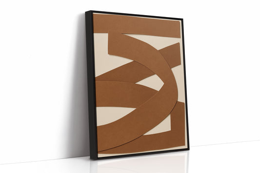Terracotta Ribbons Weave Modern Tales