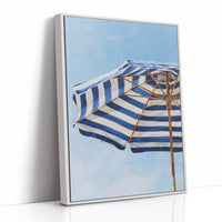 Azure Stripes Shelter Mediterranean Dreams