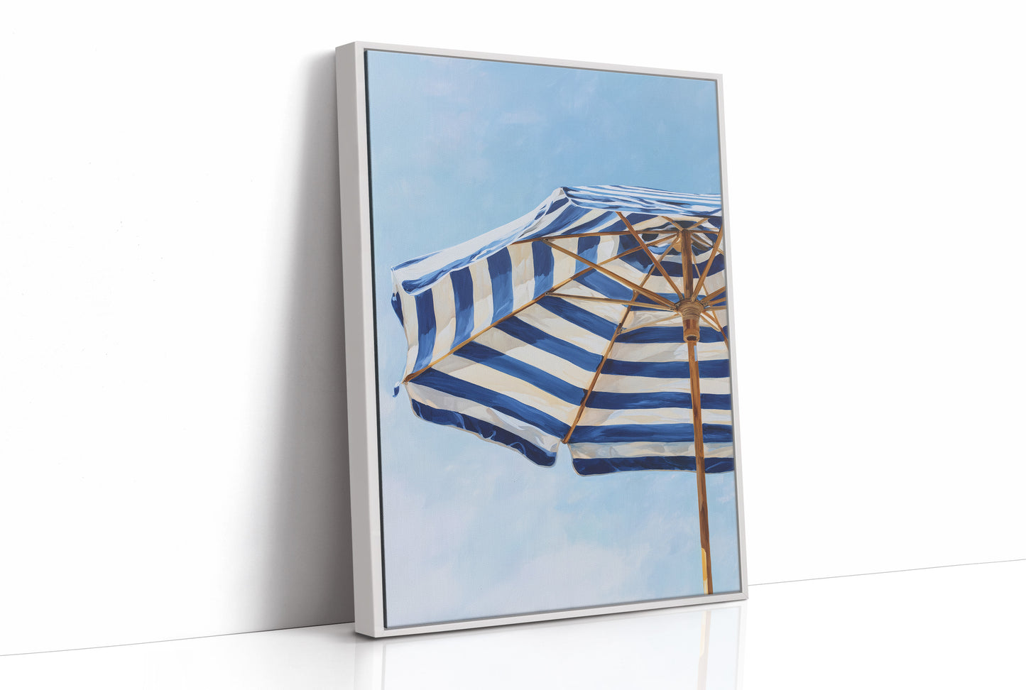 Azure Stripes Shelter Mediterranean Dreams
