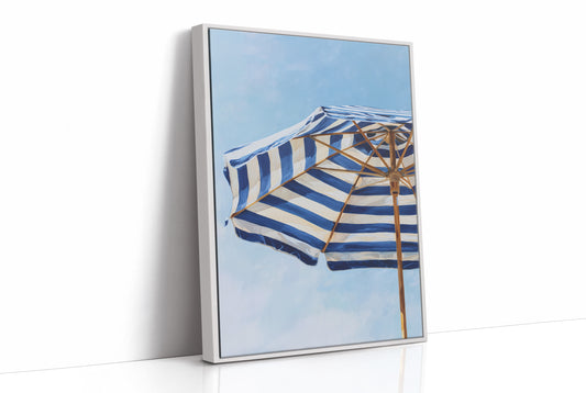 Azure Stripes Shelter Mediterranean Dreams