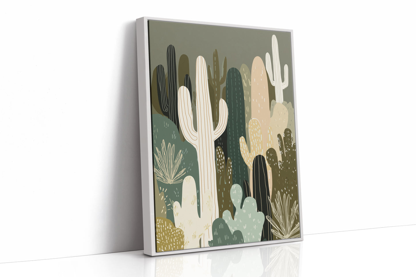 Desert Forms in Soft Sage