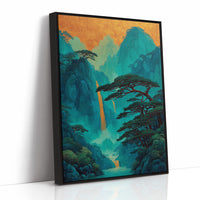 Gold Falls Through Ancient Pines