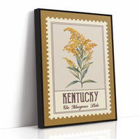 Kentucky Goldenrod Watercolor Stamp