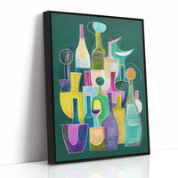 Colorful Bottles Share Secret Stories