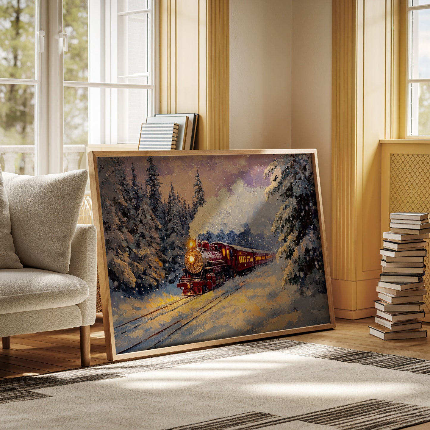 Winter Rails Carry Mountain Dreams