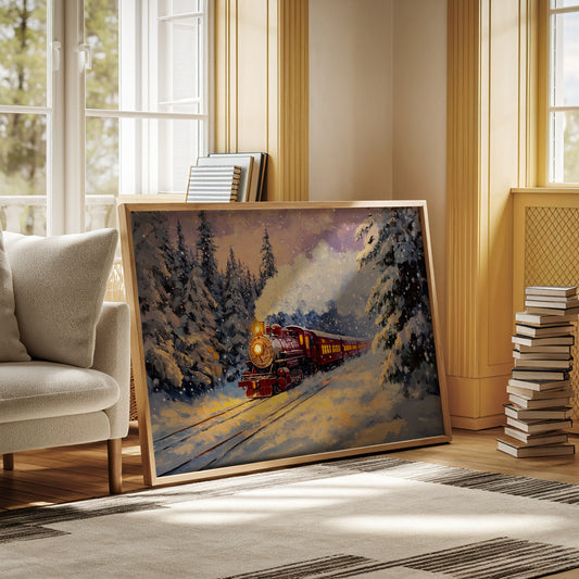 Winter Rails Carry Mountain Dreams