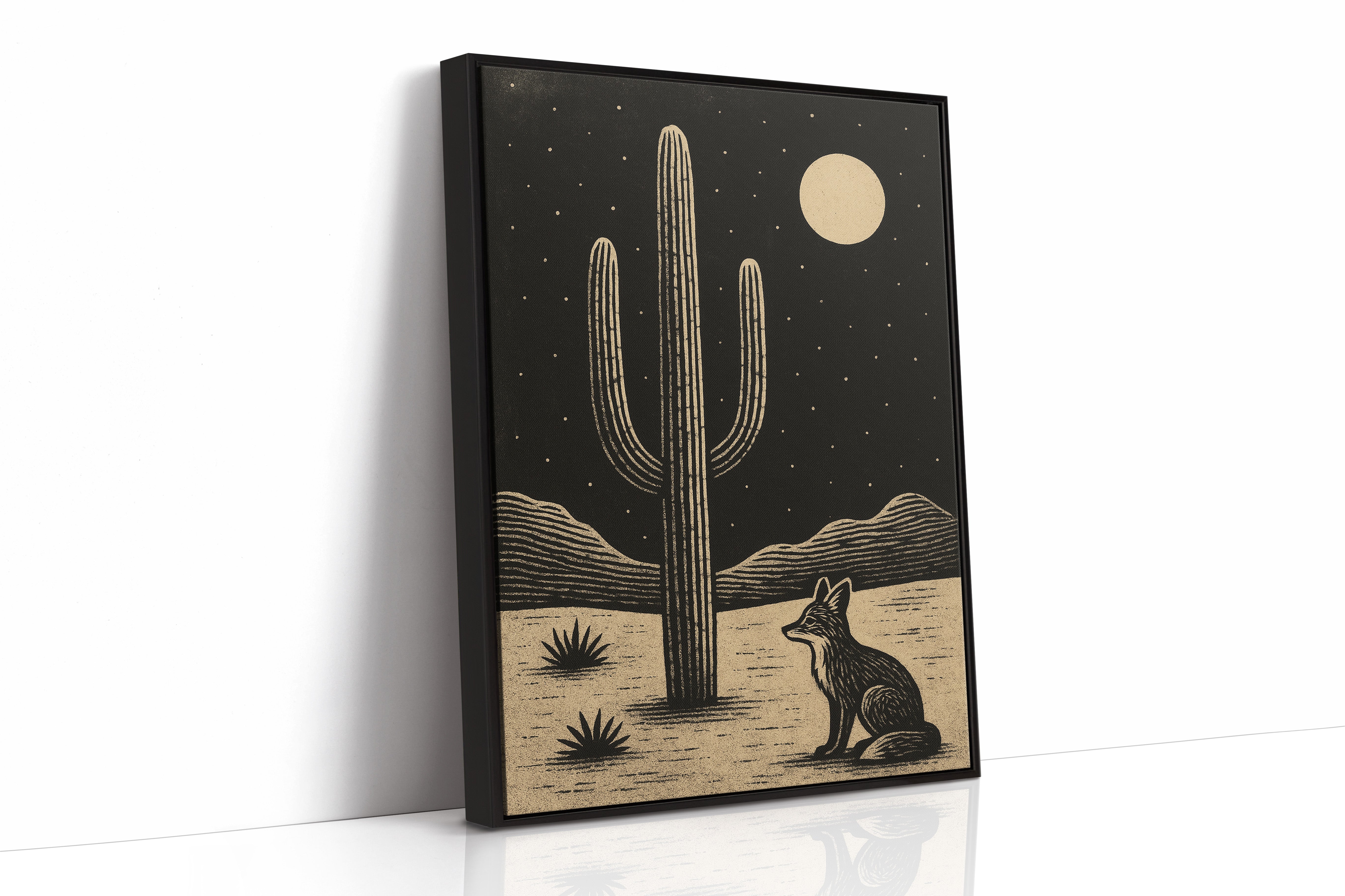 Fox and the Saguaro