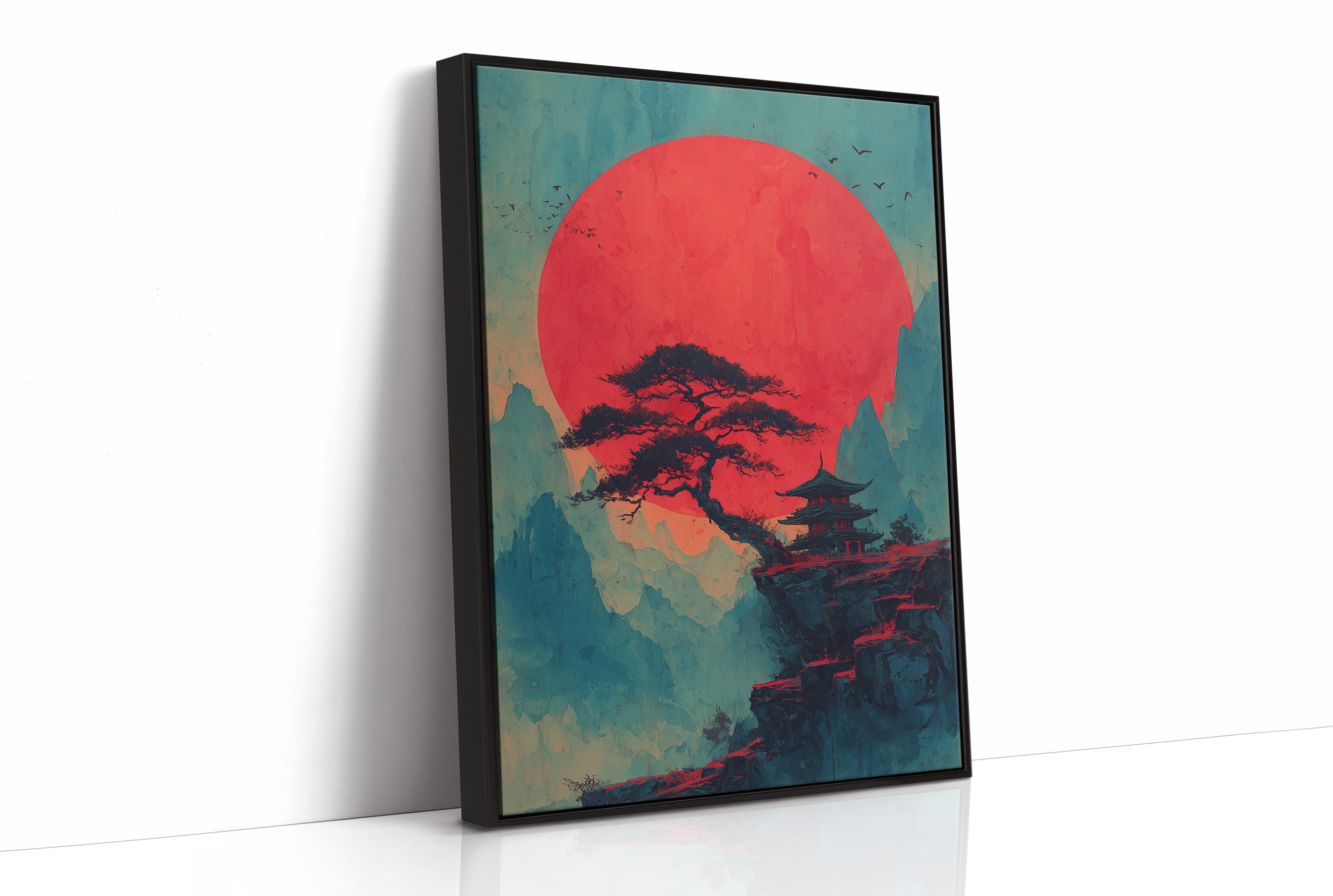 The Pagoda Watches the Red Sun