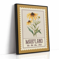 Maryland Black-Eyed Susan Watercolor Stamp