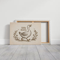 Whimsical Waddle Through Sepia Fields