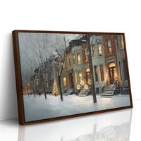 Warm Lights on a Winter Street