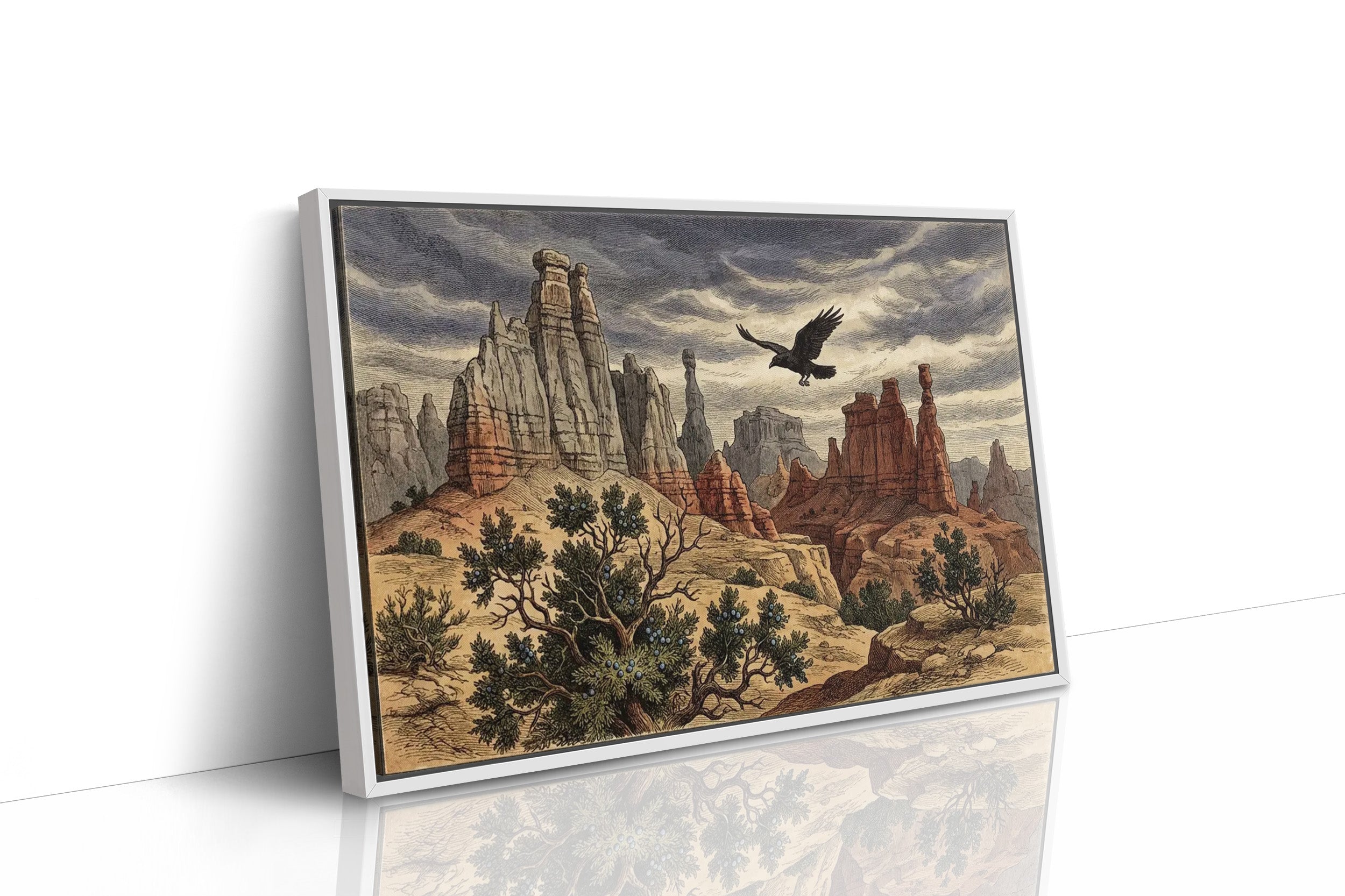 Raven Over the Red Spires