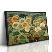 Sunlit Poppies Dance In Jade