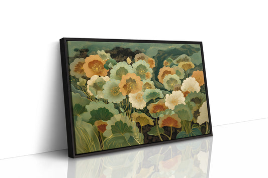 Sunlit Poppies Dance In Jade