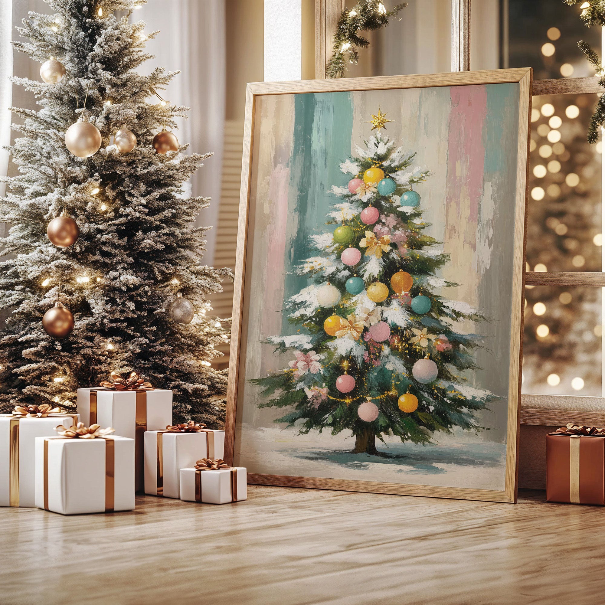 Pastel Ornaments Paint December Dreams