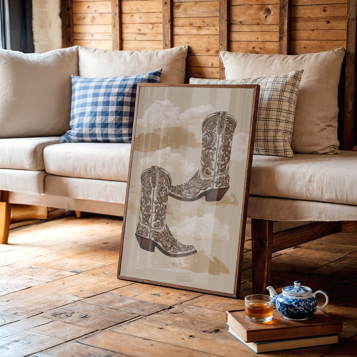Boots Tell Tales Of Prairie Wind