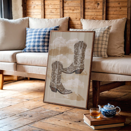 Boots Tell Tales Of Prairie Wind