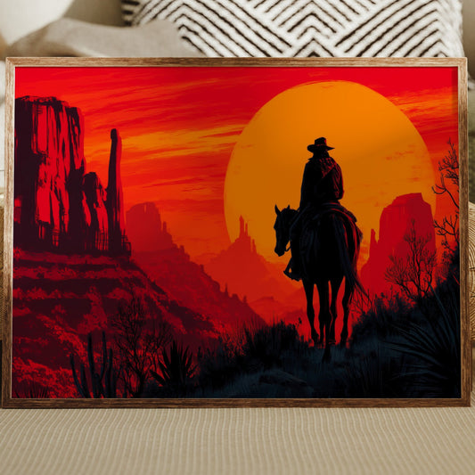 Sunset Rides Through Canyon Fire