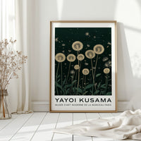 Ethereal Dandelion Dream – Kusama-Inspired Nightscape