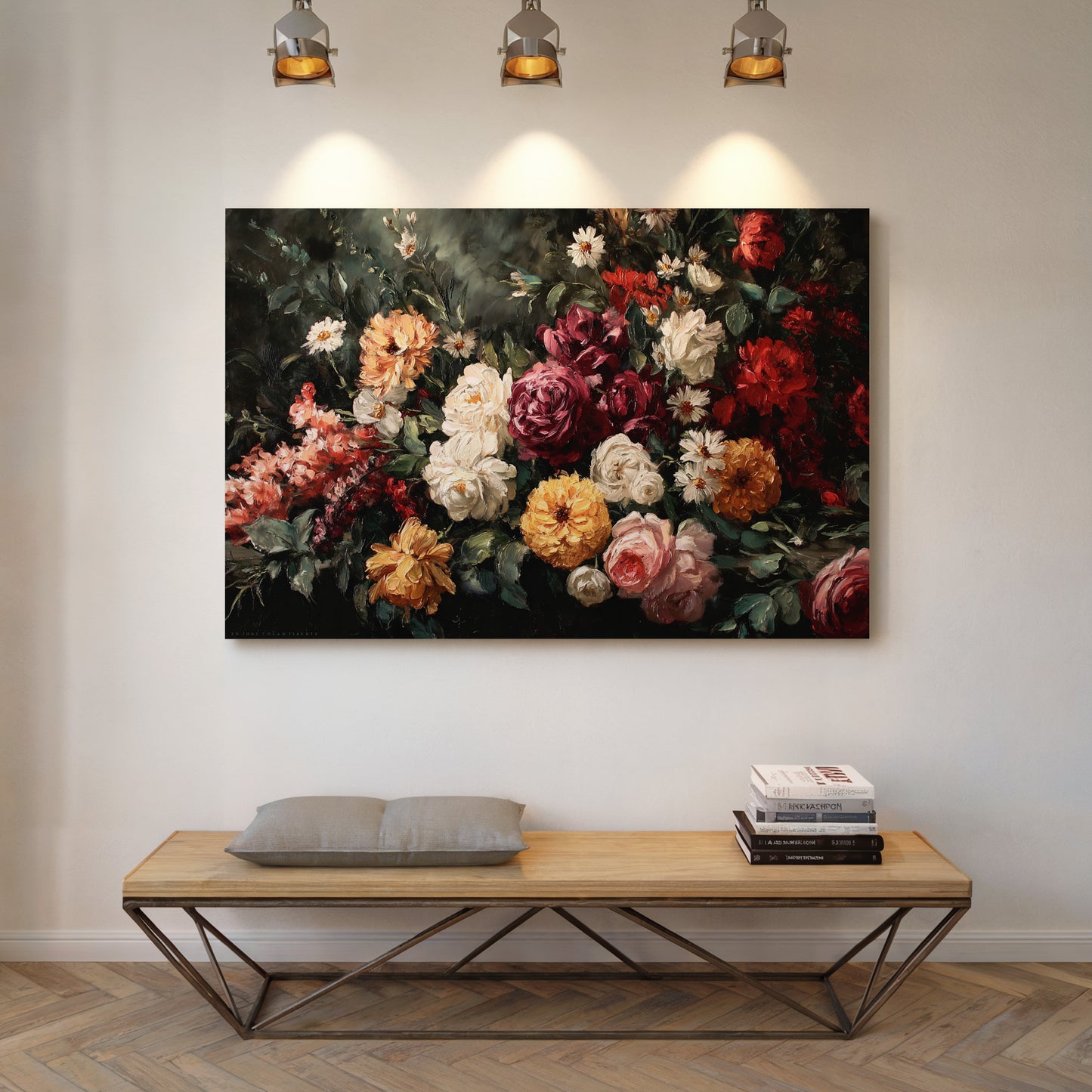 Blooms Dance In Velvet Darkness