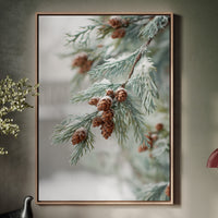 Frosted Pines Hold Their Secrets