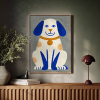 Blue Paws Paint A Happy Tale
