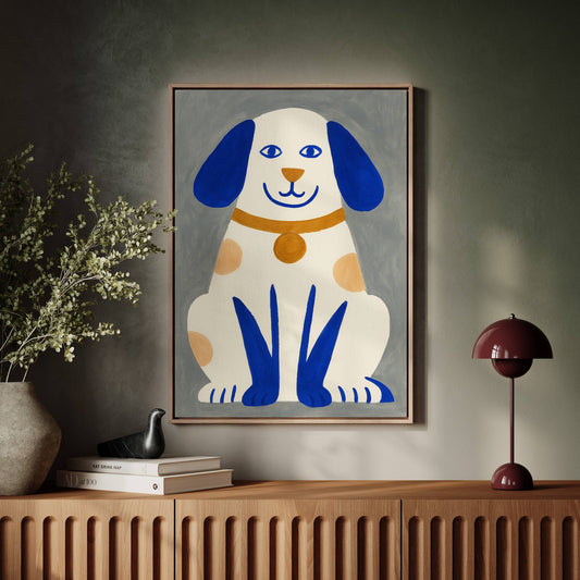 Blue Paws Paint A Happy Tale
