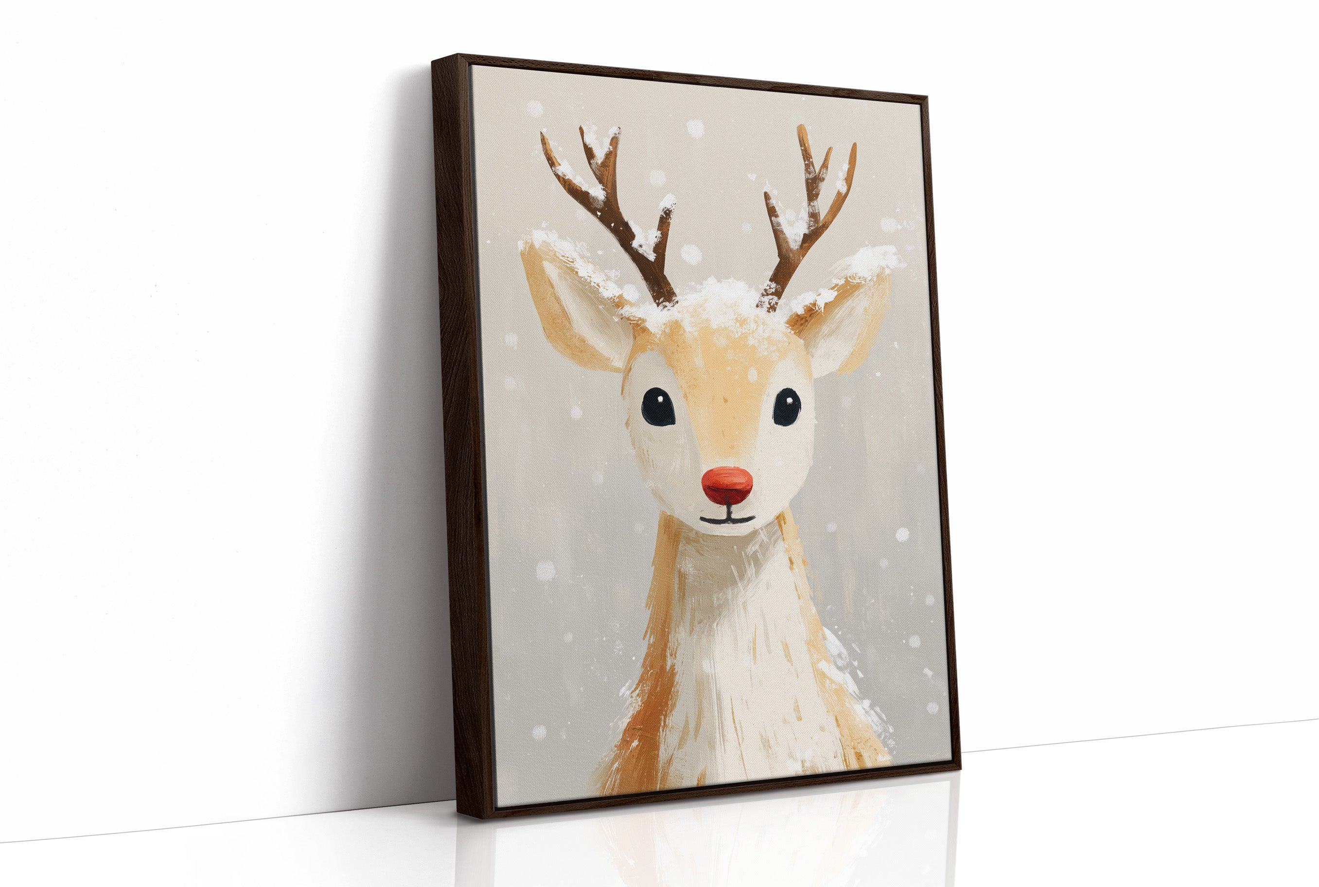 Snow-Dusted Christmas Reindeer