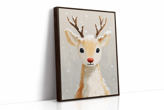 Snow-Dusted Christmas Reindeer