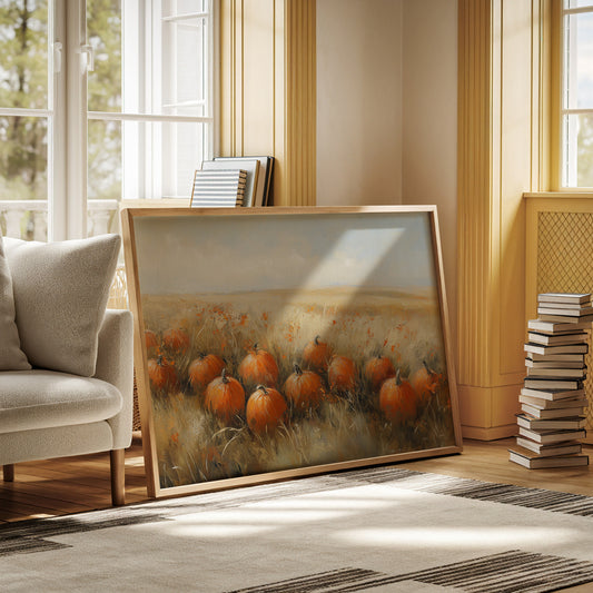Autumn's Treasures Rest In Golden Fields