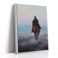 Dawn Rider On Misty Plains