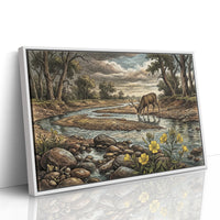 Buck at the River's Bend