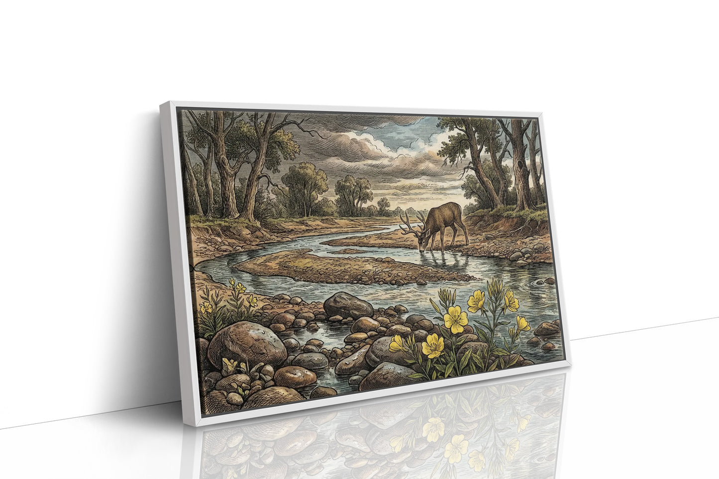 Buck at the River's Bend